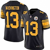 Nike Men & Women & Youth Steelers 13 James Washington Black Color Rush Limited Jersey,baseball caps,new era cap wholesale,wholesale hats